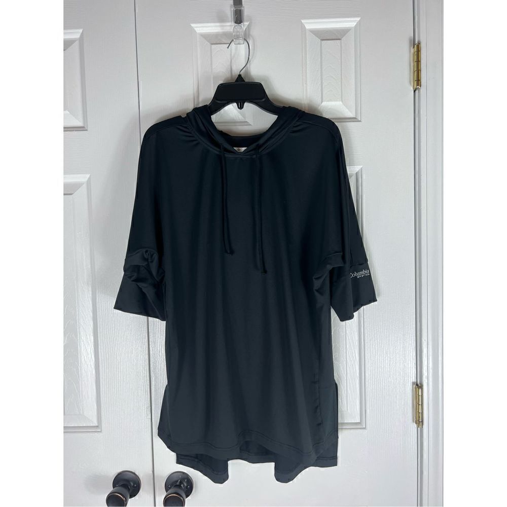 Columbia Womens Black Hooded Pullover Size M